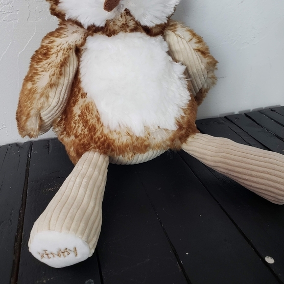 Scentsy Buddy Oakley the Owl Stuffed Plush Animal Toy Lovie Lovey Soft Brown - Picture 6 of 7